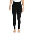 thumbnail image 3 of MUK LUKS Women's 2 Pair Jersey Fleece Lined Leggings, 2 Pack, Sizes S/M to 1X/2X, 3 of 11