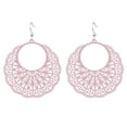 thumbnail image 1 of Minnieouse 1 par de pendientes de cobre para mujer, redondos, elegantes, recubiertos a la moda, fáciles de combinar, joyería para pendientes, regalo de Ropa, zapatos y accesorios Miscelánea Rosa Minnieouse AP015713-08, 1 of 6