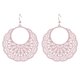 thumbnail image 1 of Pendientes de cobre Qarigey 1 par redondos elegantes recubiertos a la moda rosa AP015713-08, 1 of 6