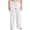 White #24, variant on Halloween and Fall Women's Hacci Knit Sleep Pants to Celebrate Halloween, Roomy Wide Leg Pajama Trousers, Comfortable Elastic Waistband Lightweight Sleepwear Bottom, Sizes S-2X