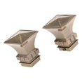 thumbnail image 1 of Langgg 2 Pcs Embouts de Tringle à Rideaux Tête de Poteau pour Tringle de 28mm Tour CarréeBronze, 1 of 8