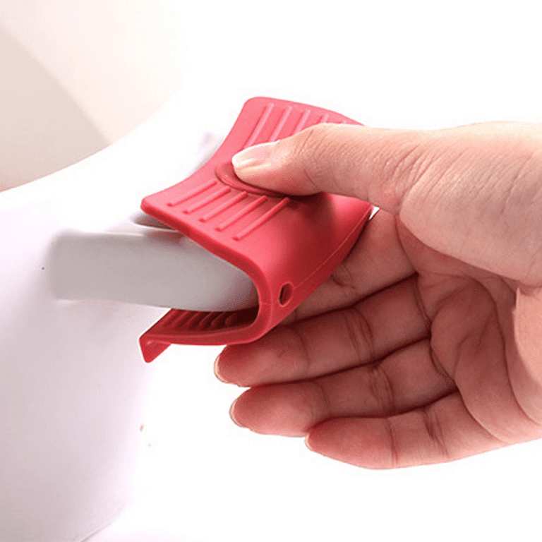 Silicone Assist Hot Pan Handle Holder, Hot Skillet Handle Covers Pot Holder  Non-slip Heat Resistant Insulated Grip