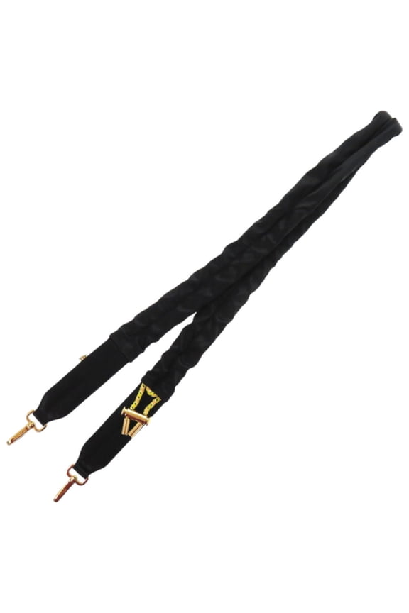 Pre-Owned Fendi Strap You satin black shoulder strap 0775