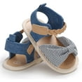 thumbnail image 4 of Baby Girl Sandals Summer Crib Shoes Bowknot Soft Sole Infant Girls Princess Dress Flats First Walker Shoes, 4 of 5