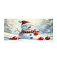 thumbnail image 1 of Christmas Snowman Garage Banner, 1 of 3