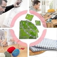thumbnail image 3 of 5X Double Wedding Rings Quilt Templates Wedding Rings Set Templates Reusable Quilting Gauge Tool, 3 of 4