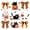 Halloween 07, variant on Erosebridal Halloween Raven Crow Twin Quilt Set, Spooky Jack O Lantern Twin Coverlet Set for Boys Girls, Beige Black Orange, 2-Piece 1 Bedspread and 1 Pillowcase