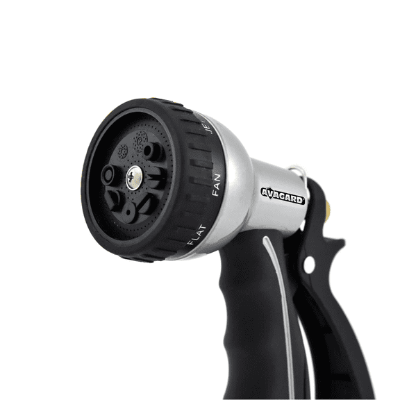 BluBird Avagard 9 Mode Garden Hose Metal Spray Gun with Adjustable Patterns