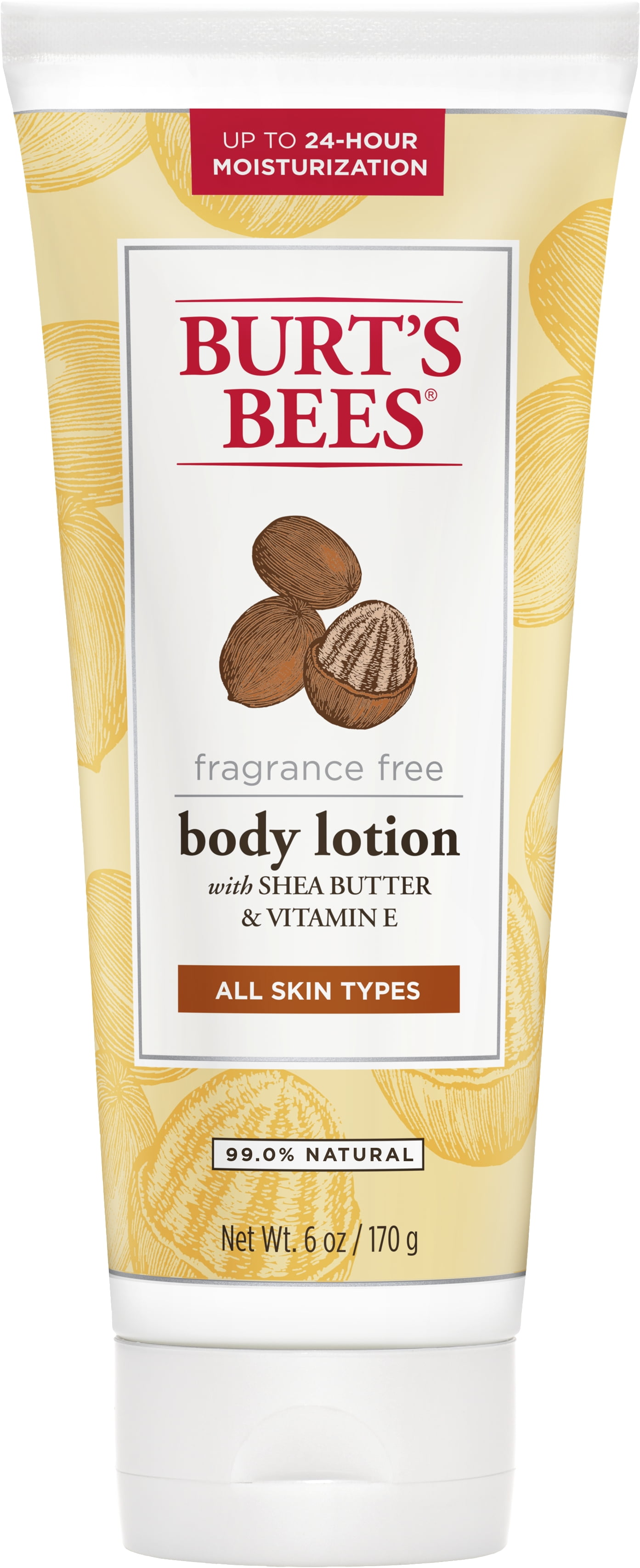 Burt's Bees Fragrance Free Shea Butter and Vitamin E Body Lotion 6