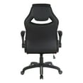 thumbnail image 6 of Xeno Gaming Chair in Black Faux Leather with Red Trim, 6 of 17