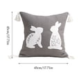thumbnail image 3 of Easter Rabbits Party Decoration Arrangement Dining Table Cushion For Household Use Sofa Living Room Bedding, 3 of 6