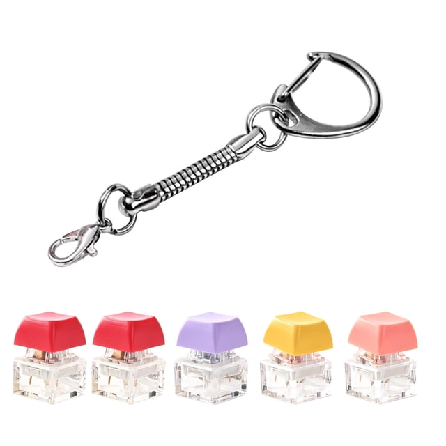Modular Keyboard Fidget Toy — Shape-Changeable Keyboard Clicker Fidget Keychain, Relieve Anxiety for Adults at Work School Travel Home (Not Ligh Up, Random)
