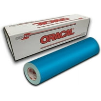 Oracal 651 Permanent Self-Adhesive Premium Craft Sticker Vinyl 24" x 10ft Roll - Light Blue