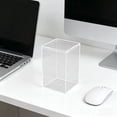 thumbnail image 3 of Transparent Acrylic Square Box, 6X6X2.4Inch Clear Storage Container, Display Organizer For Jewelry, Crafts, Cosmetics (1Pc) For Home Office, 3 of 6