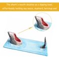 thumbnail image 3 of Shark Sushi Plate : Fun and Cute Sushi Shark Plate,Shark Plate for Holding Sushi,Mustard, Ketchup,Salad, Sashimi,Ceramic Sushi Mat for Home and Restaurant Use,Creative Gift for Friends, 3 of 7