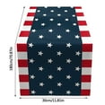 thumbnail image 3 of Holiday Craft Decoration Independence Day Table Flag Patriotic Stripes Wired Edge Ribbon Printing Customized Satin Flag, 3 of 4
