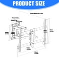 thumbnail image 3 of Heavy Duty Corner TVs Wall Mount Rotation 99lbs Capacity Wide Compatibility Telescopic Holder Stand For Large Screens, 3 of 9