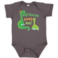 thumbnail image 3 of Inktastic My Auntie Loves Me Dinosaur Boys Baby Bodysuit, 3 of 5