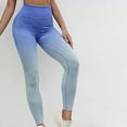 thumbnail image 2 of Lenpel Women's Yoga Pants Texured Butt Lifting Soft Stretchy Seamless Leggings High Waisted Running Leggings, 2 of 6