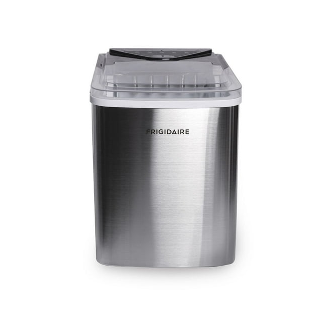Machine à glaçons portative en forme de balle de comptoir Frigidaire, 26 lb - Acier inoxydable