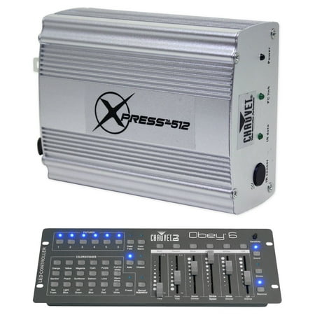 Chauvet DJ Xpress 512 Plus USB Lighting Control Interface + DMX Controller