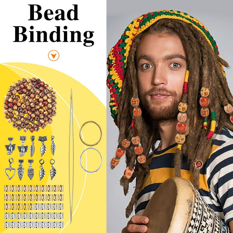 Sunward 200 Pieces Of Aluminum Hair Bands Braid Beads Wigs Coils Braid Beads  Dirty Braid 