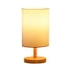 thumbnail image 2 of Lámpara de mesita de noche - Lámparas pequeñas para dormitorio, lámpara de madera maciza con pantalla de tela, lámparas de lectura minimalistas para sala de estar, oficina, dormitorio., 2 of 7