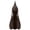 Brown, variant on Medieval Coif Cap Thrace Hood Cowl with Ear Flaps Hat Headwear Victorian Mens Costume Accessories
