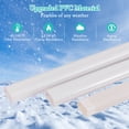 thumbnail image 4 of Costway 4" PVC Decorative Mini Split Line Set Cover with Flexible Duct & Straight Duct, 4 of 9