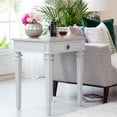 thumbnail image 4 of Finch Benson End Table Nightstand with Drawers Light Gray, 4 of 13