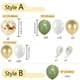 thumbnail image 1 of 10/107pcs, Sage Green Balloons Garland Arch Kit, Golden Confetti Balloons Sage Green Balloons And Golden Metallic Chrome Latex Balloons Set For Baby Shower Bridal Shower Wedding Birthday Decoration, B, 1 of 4