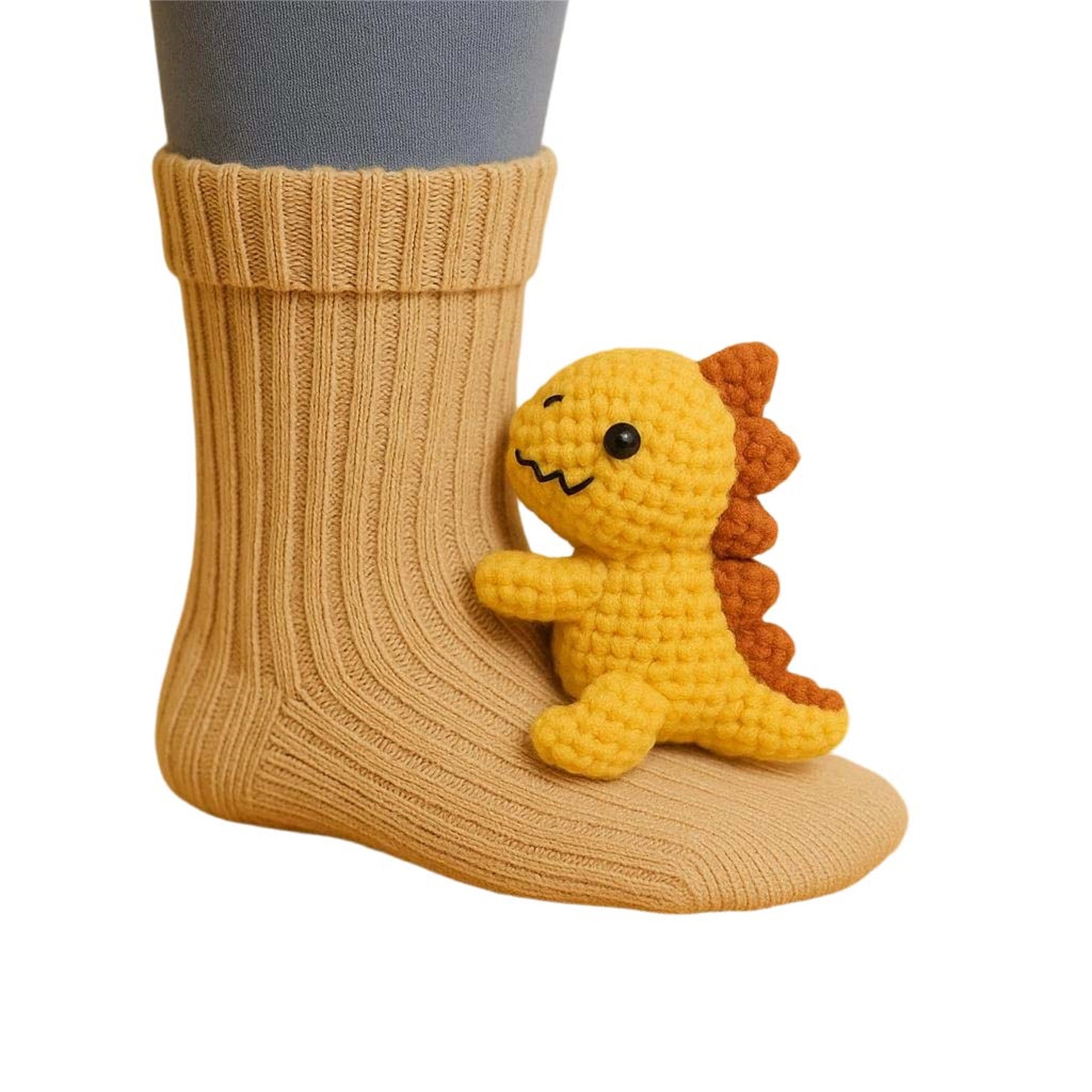 Chaussettes Longues 3D Motif Animaux - Laine Douce Unisexe - Cadeau Mignon Noël Pour Toute La Famille