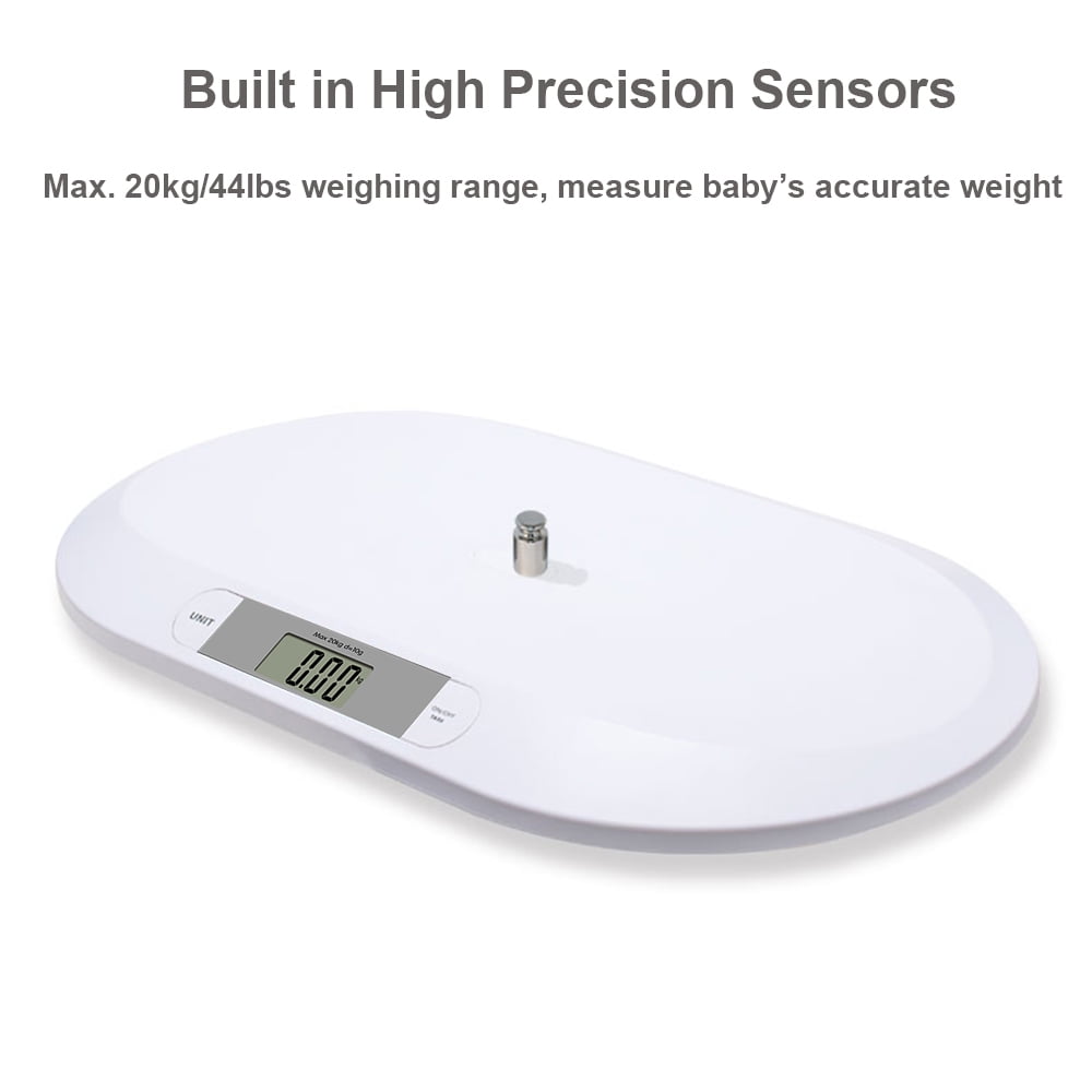 baby scales for weighing For Digital Baby Scale for Weighing Up to 20kg/44lb Infant Scale Newborn Baby Scale LCD Screen Display 2 Weighing Modeskg/lb Accurate Digital Scale for Infant Babies Toddlers