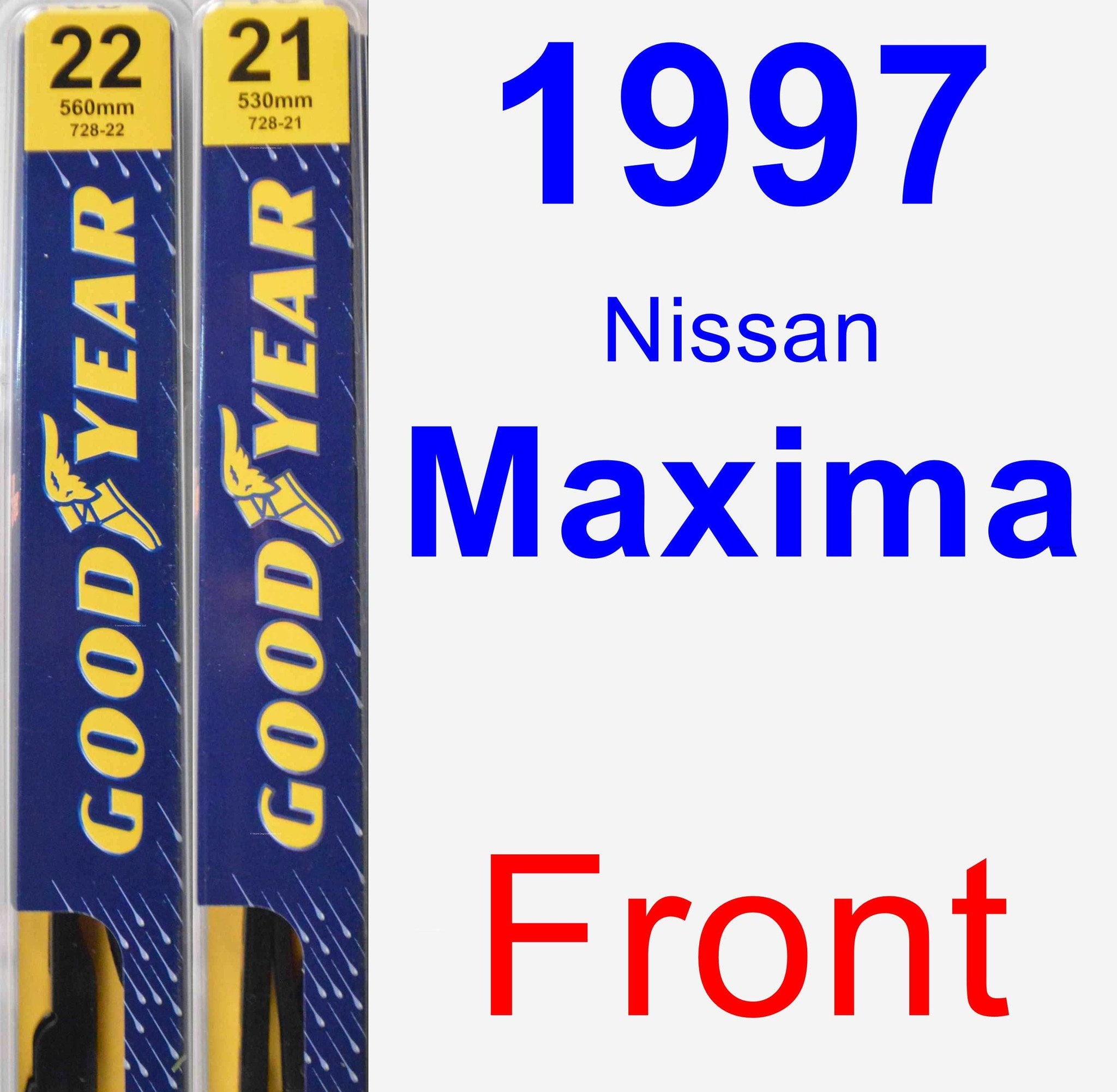 1997 Nissan Maxima Wiper Blade Set/Kit (Front) (2 Blades) Premium