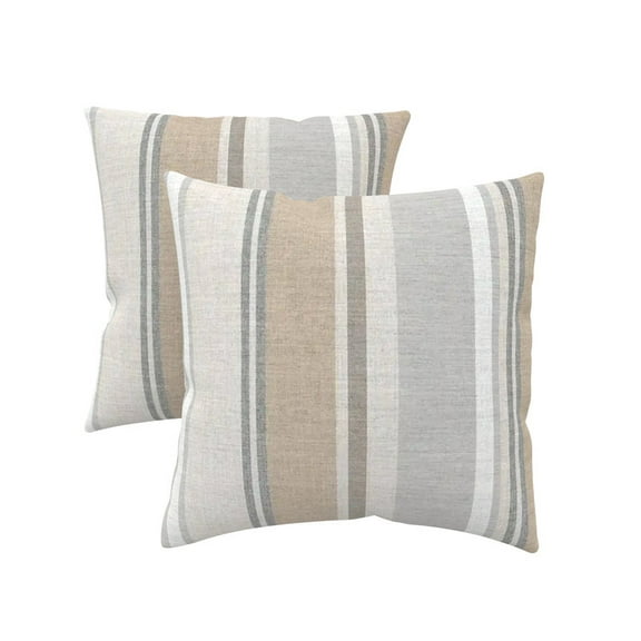 Sunbrella® Indoor/Outdoor Throw Pillows, Square Throw Pillows Inserts with Covers (Set of 2)