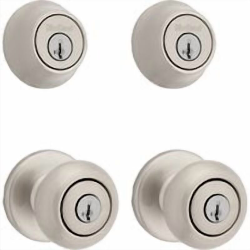 Kwikset Cove Deadbolt and Door Knob Combo - Pack of 8