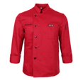 thumbnail image 1 of Toystoory Chef Jacket Coat Uniform Long Sleeve Hotel Cook   Kitchen Apparel Type2 NO2, 1 of 1
