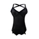 thumbnail image 4 of Gibobby Conjunto de lencería de encaje Mujeres Sexy Malla de Encaje Floral Bordado Liga ligada Lencería Ropa Interior Conjuntos de lencería Sexy(Negro, CH), 4 of 5