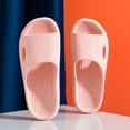 thumbnail image 3 of HEWUQI Slide Shower Shoes for Men Women Non Slip Holes House Slippers Bathroom Pool Gym Students College Dorm Quick Drying Comfortable Sandals Pink Size 9, 3 of 5