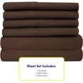 thumbnail image 4 of Piece Thread Count Egyptian Quality Deep Pocket Bed Sheet Set Pillow Cases Queen, 4 of 8