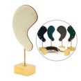 thumbnail image 4 of pitrice Support de Présentation de Boucles d'Oreilles en Forme d'Oreille Support de Boucles d'Oreilles Durable Beige, 4 of 9