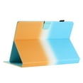 thumbnail image 5 of for Universal 6.5 - 7.5 Inch, Gradient Color PU Leather Folio Stand Wallet with Card Pockets Soft TPU Shockproof Cover for iPad / Samsung / Amazon Kindle / Lenovo / Onn, Blue+Orange, 5 of 11