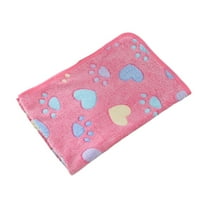 Lilixerw Super Soft Flannel Dog Blanket Pet Blanket,Cute Claw Pattern Pet Blanket Mat for Dog Cat Doggy and Animals