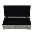 thumbnail image 1 of Cofre del tesoro vintage tallado en metal, caja para guardar joyas METRO, 1 of 8