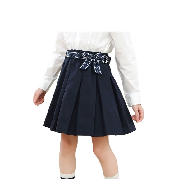 School Uniform Skirts for Girls Pleated Skirt for Girls Navy Girl School Uniform Girls School Clothes 9-10 Years