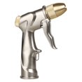 thumbnail image 4 of Boquilla para manguera de jardín, pistola rociadora de metal resistente con boquilla de latón completo, rociador con empuñadura de pistola de alta presión para regar plantas, lavado de autos, 4 of 5