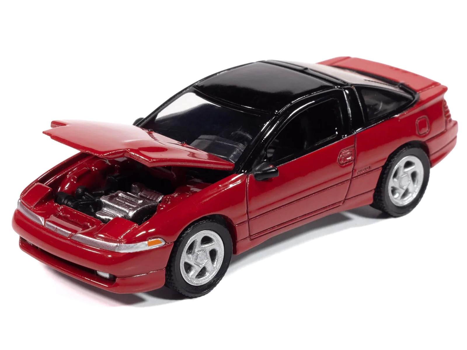 1991 Mitsubishi Eclipse GSX Maranello Red with Black Top 