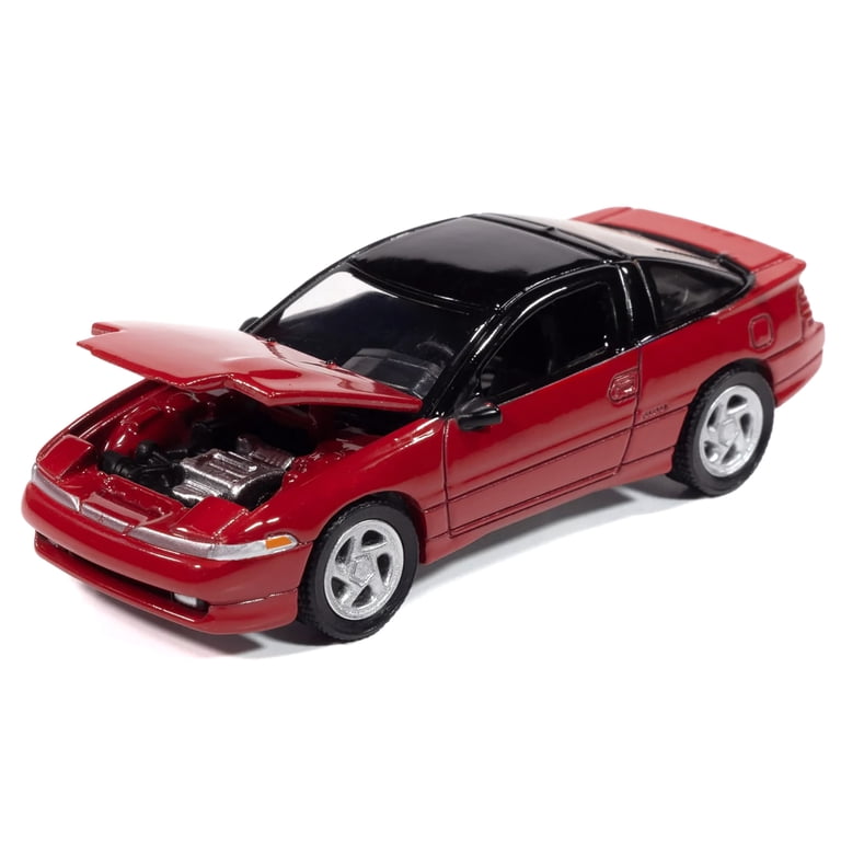 1991 Mitsubishi Eclipse GSX Maranello Red with Black Top 