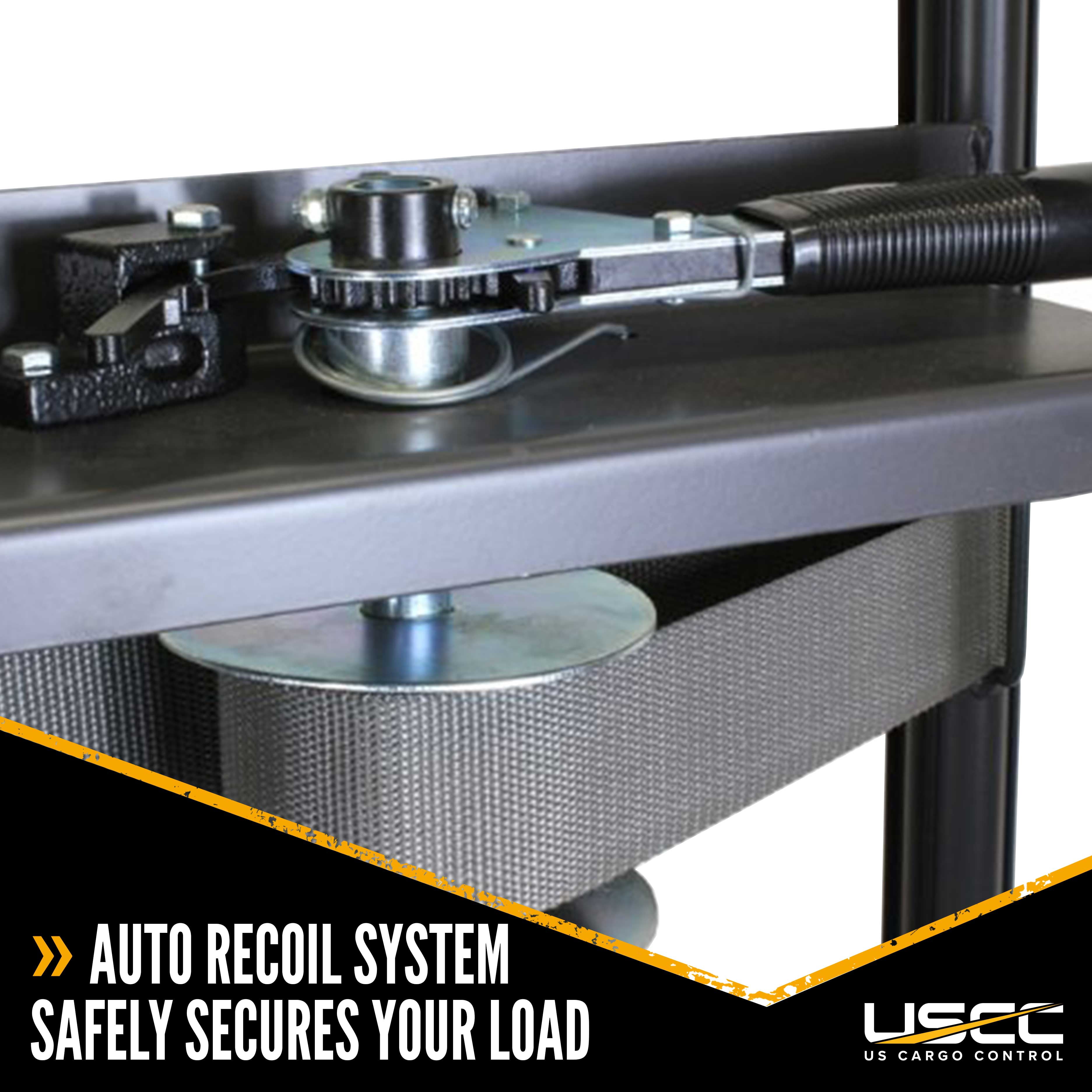 US Cargo Control Appliance Truck - Industrial Steel Appliance Hand Truck, 800 LBS Capacity, Appliance Hand Dolly with Double Auto Recoil System & Stair Climber, Appliance Dolly Heavy Duty with Straps