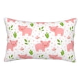 thumbnail image 1 of Balery Funny Little Pigs Funda de Cojín Estampada, Regalos para Mujeres, Regalos de Amor para Ella, Regalos para Novia o Esposa, Funda de Almohada-16"x24", 1 of 6